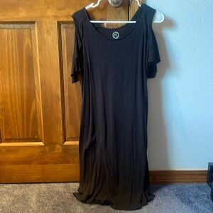 Maurice’s Black Cold Shoulder Dress - Small- Great Used Condition
